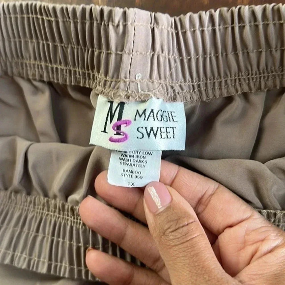 NWT Maggie Sweet 3 Piece Skirt Set Tan Size 1X Petite - Picture 5 of 14